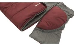 Outwell Contour Lux Schlafsack Rot 220 X 85 Cm -Outdoor-Campingladen 516953 3430610