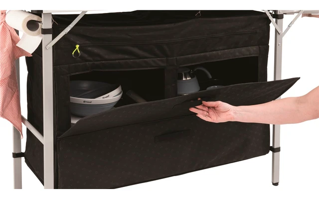 Outwell Magante Kitchen Unit Küchenschrank Mit Arbeitsplatte 136 X 54 X 90/140 Cm 6 Outwell Magante Kitchen Unit Küchenschrank Mit Arbeitsplatte 136 X 54 X 90/140 Cm – Bild 4