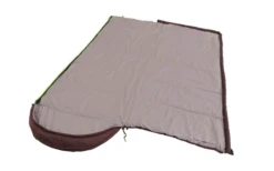 Outwell Campion Lux Aubergine Mumienschlafsack 225 X 85 Cm Dunkelrot -Outdoor-Campingladen 711482 4962329